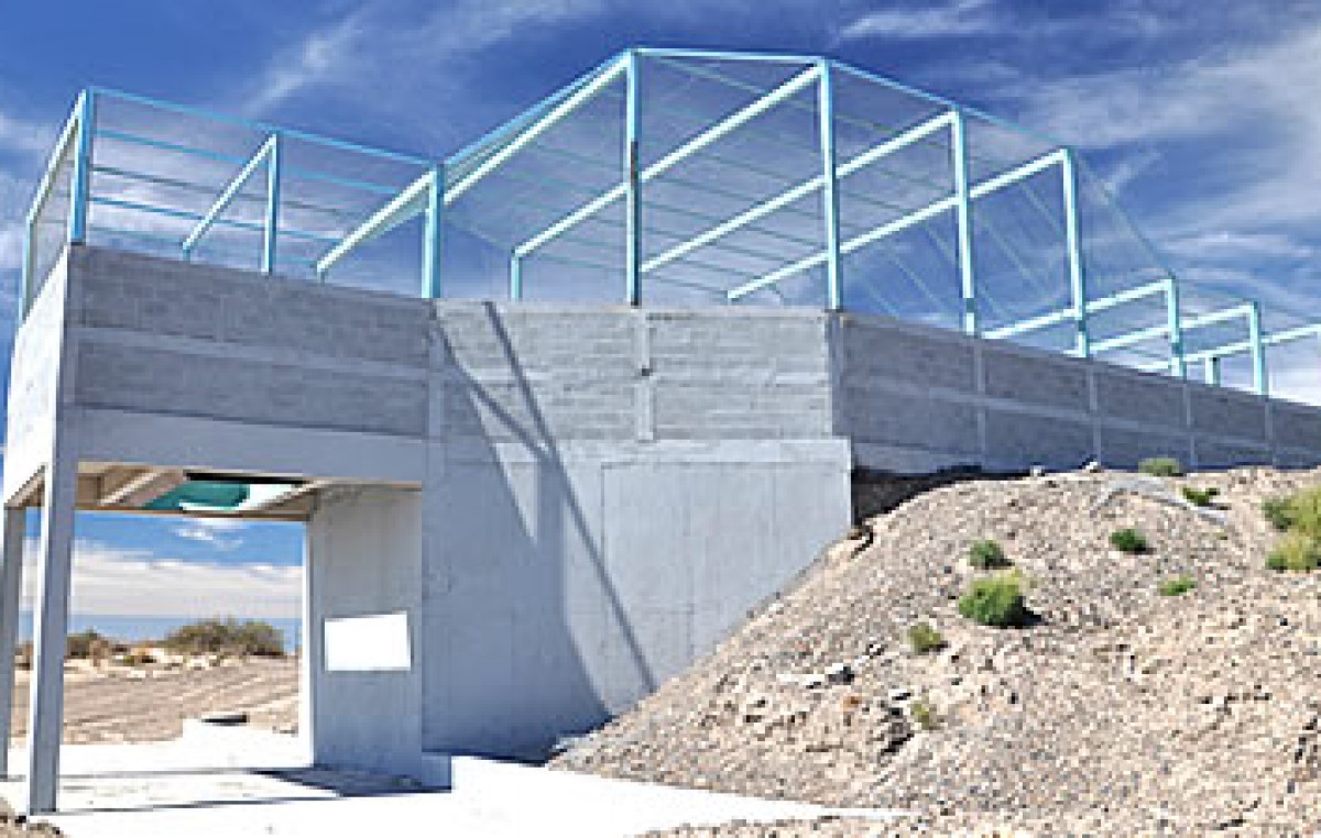 Sólo resta el 20% de la construcción de la planta de transferencia en Rawson