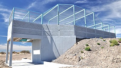 Sólo resta el 20% de la construcción de la planta de transferencia en Rawson