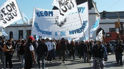 Según el SEOM, San Pedro de Jujuy es ejemplo de la judicialización de la protesta sindical en el norte