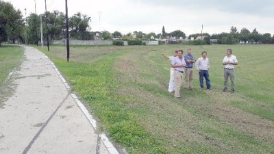 Intendente de Rafaela recorrió el predio donde se harán 132 viviendas
