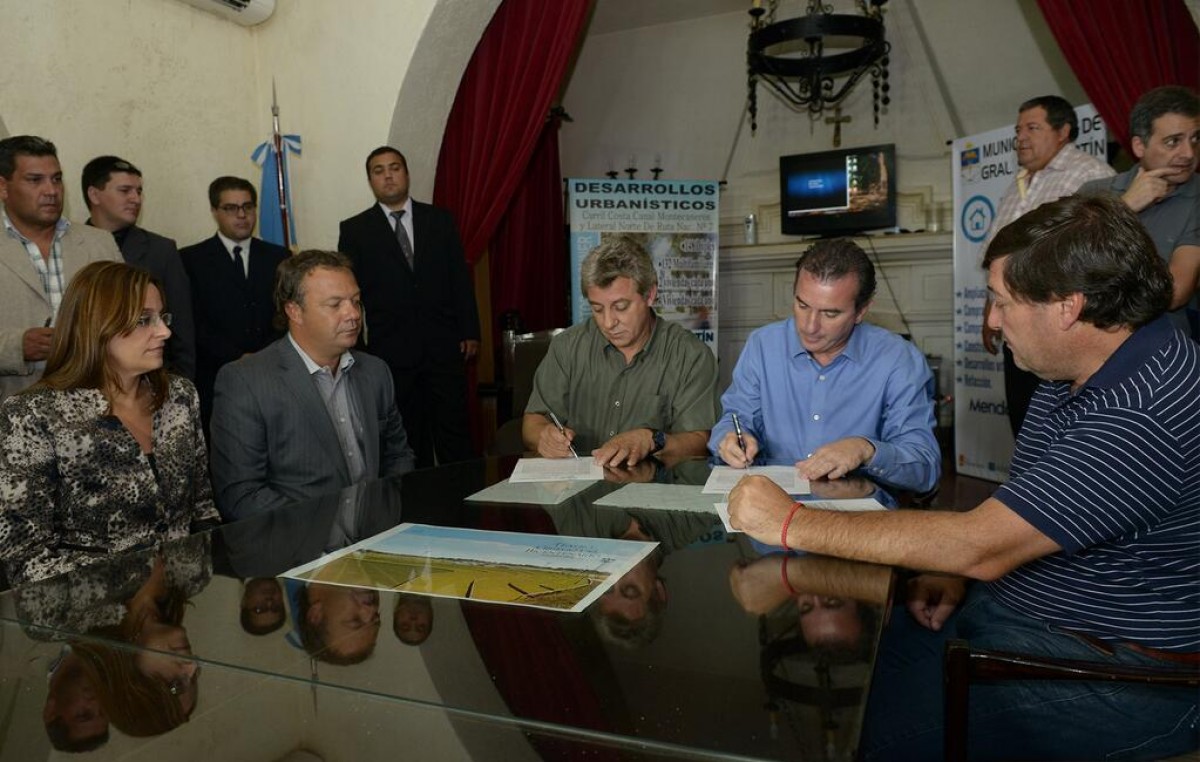 Gobierno de Mendoza llevó 400 casas para San Martín