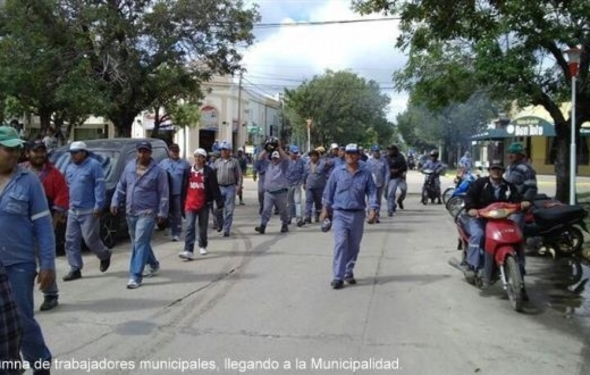 Municipales de Reconquista movilizados por atropello de un funcionario