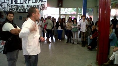 Nuevas asambleas municipales en Córdoba con concentración de empleados de la salud