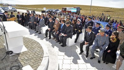 Argentina y Chile inauguraron el monumento a la Virgen de la Paz