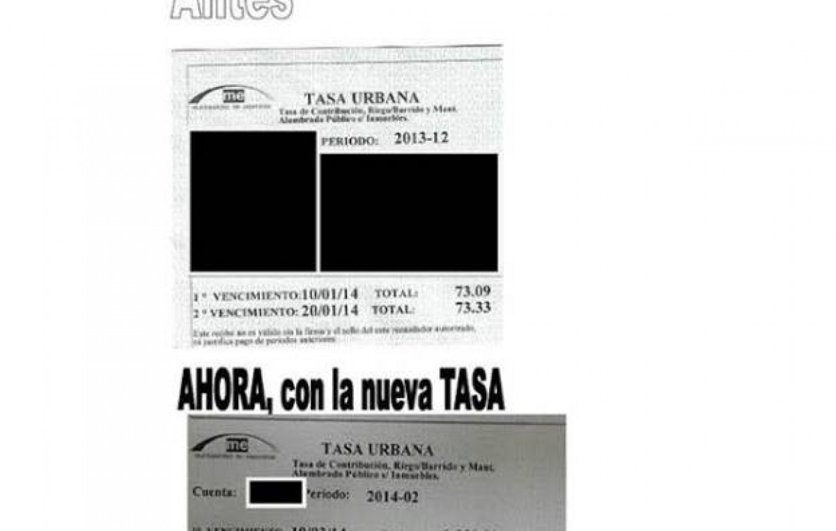 Polémica en Esperanza por incrementos en la Tasa de hasta el 2.500%