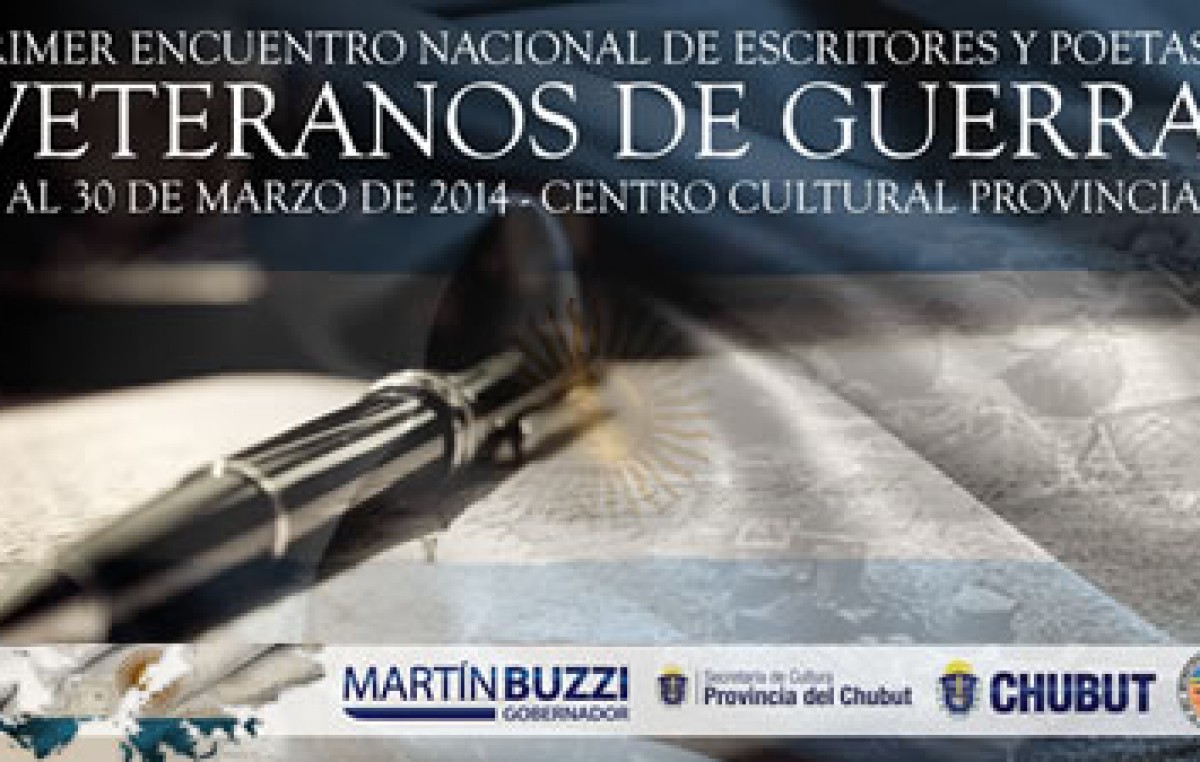 Rawson será sede del “Primer Encuentro Nacional de Escritores y Poetas Veteranos de Guerra”