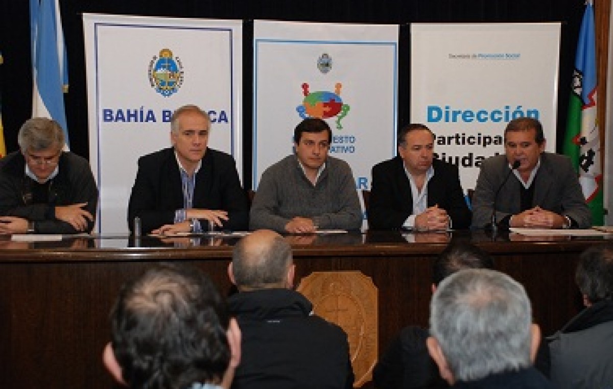 Bahía Blanca: Se conocieron los 5 proyectos comunitarios del Presupuesto Participativo