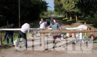 Vecinos del barrio barrio La Alborada cerraron algunas calles en 2013