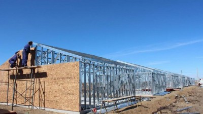 Avanza en Río Grande la construcción de 50 viviendas sociales