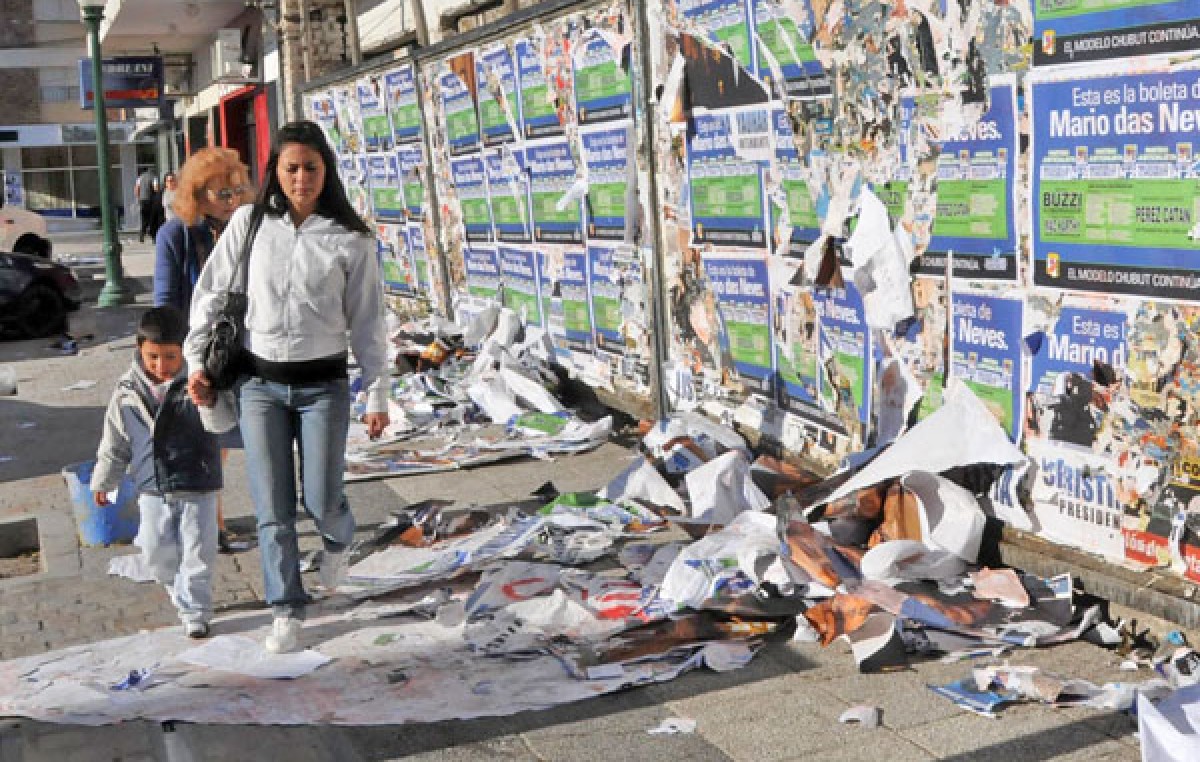 En Frías ponen límite a las pintadas políticas con severas multas