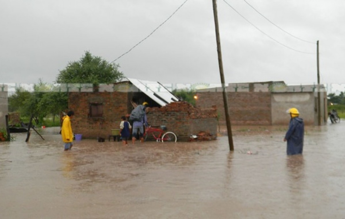 Las lluvias vuelven a complicar en Resistencia y el interior