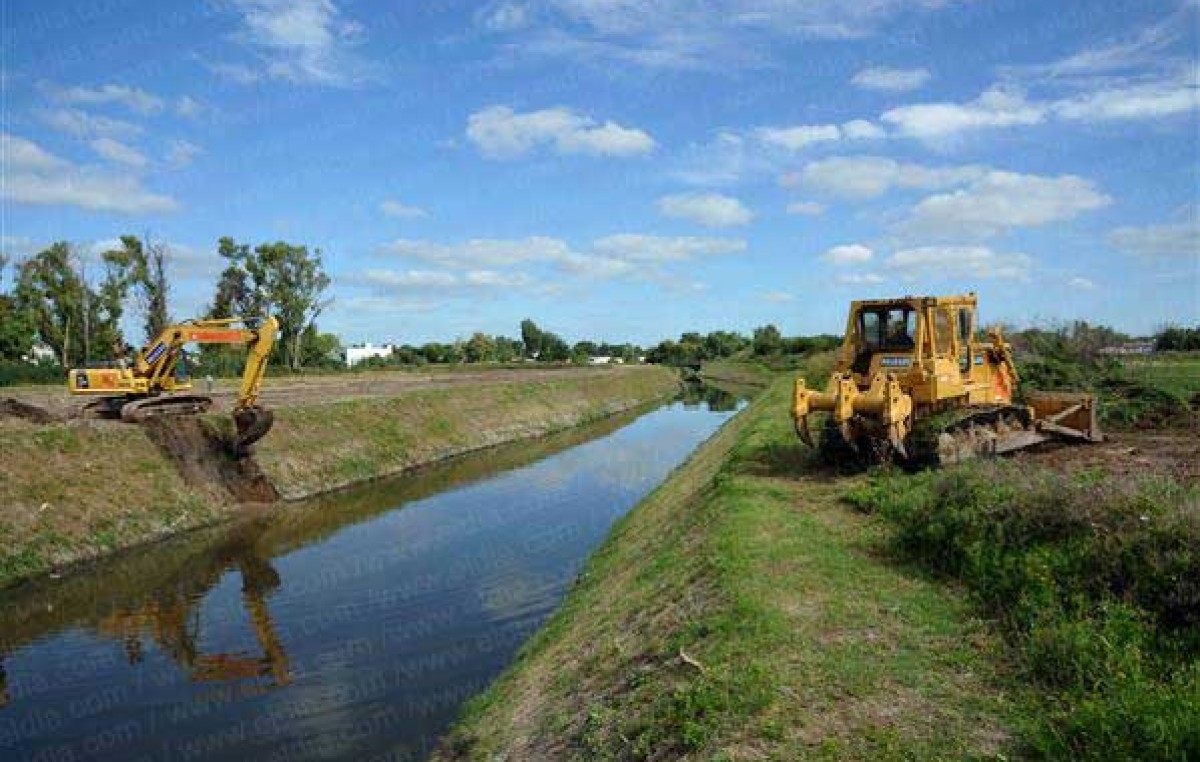 Avanzan las obras estructurales para evitar el riesgo de una nueva inundación