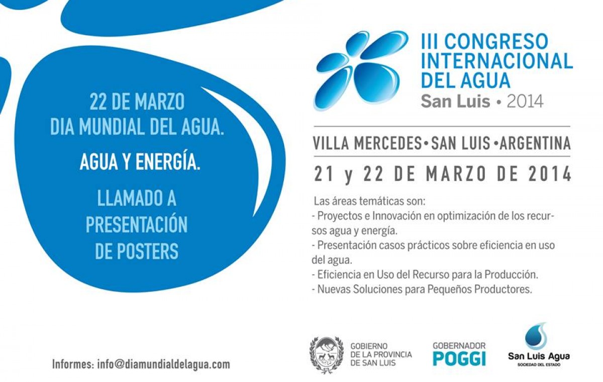 Comenzó el Congreso Mundial del Agua en Villa Mercedes