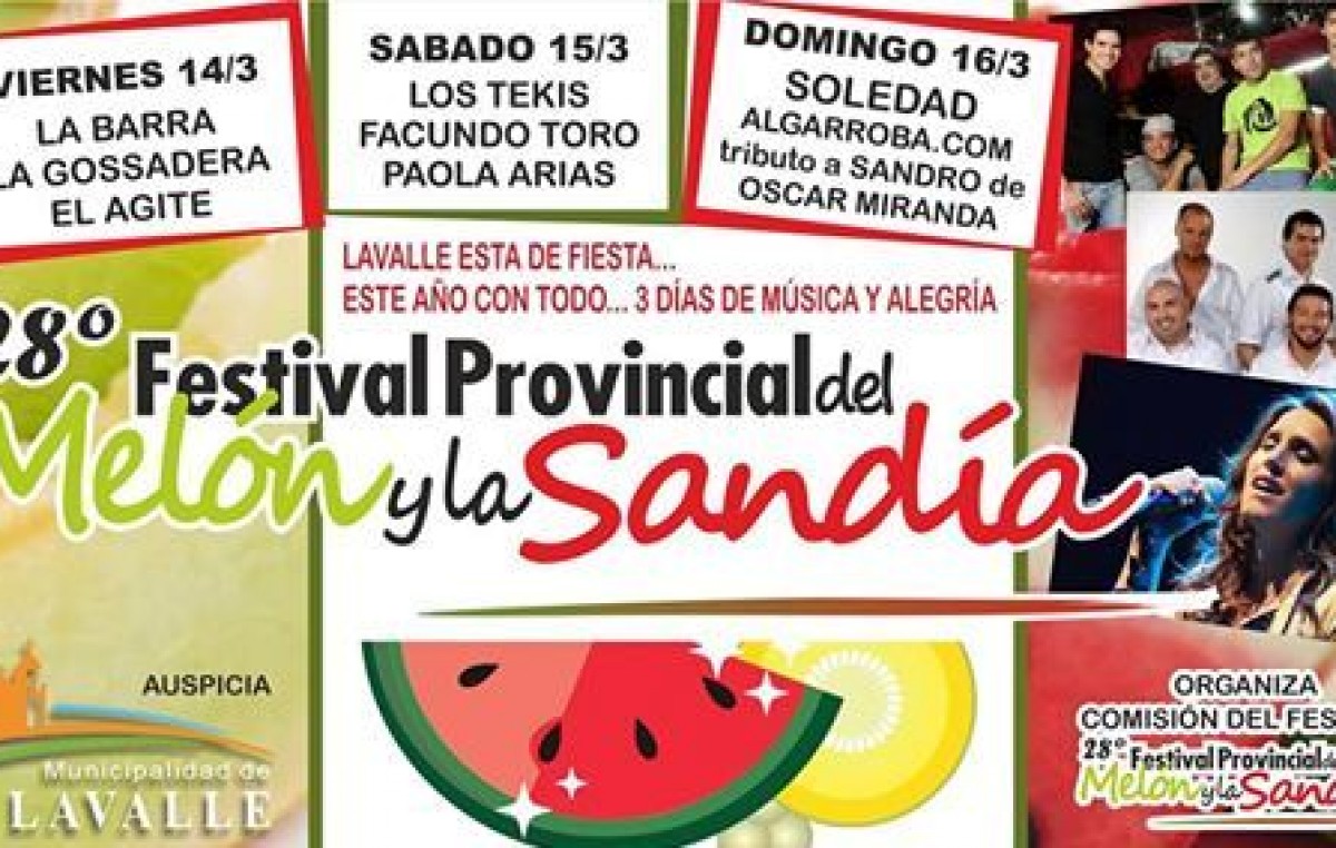 Festival Provincial del Melón y la Sandía en Mendoza