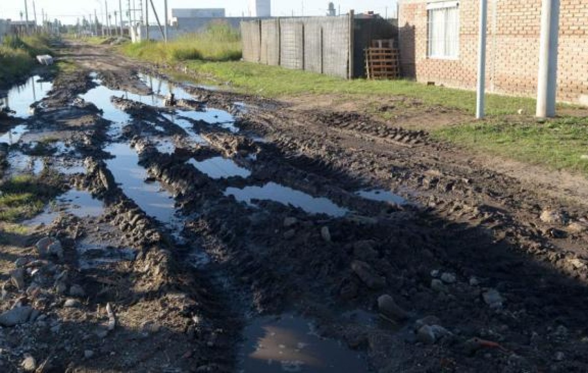 Río Cuarto padece por sus calles de tierra