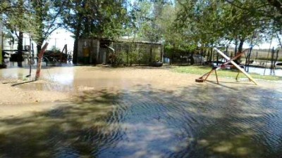 Cuchillo Co, bajo agua: abrieron un camino alternativo