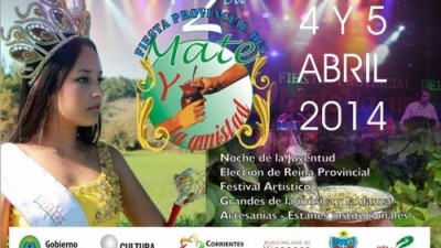 2ª Fiesta Provincial del Mate y la Amistad del 4 al 6 de abril. Gobernador Virasoro