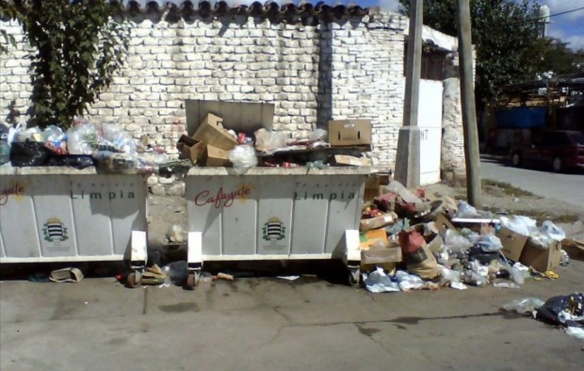 Cafayate: Sin servicios por un paro