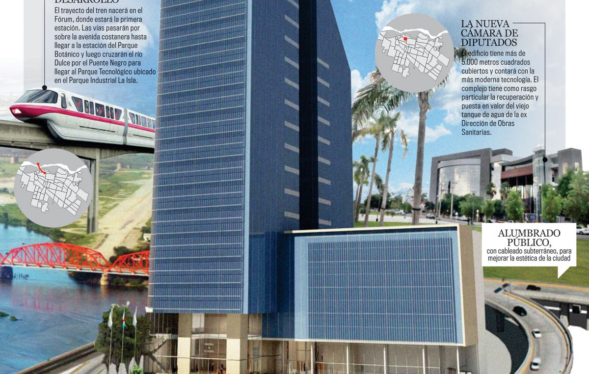 En 2020 la ciudad de Santiago del Estero tendrá edificios más altos, viaductos y amplias avenidas