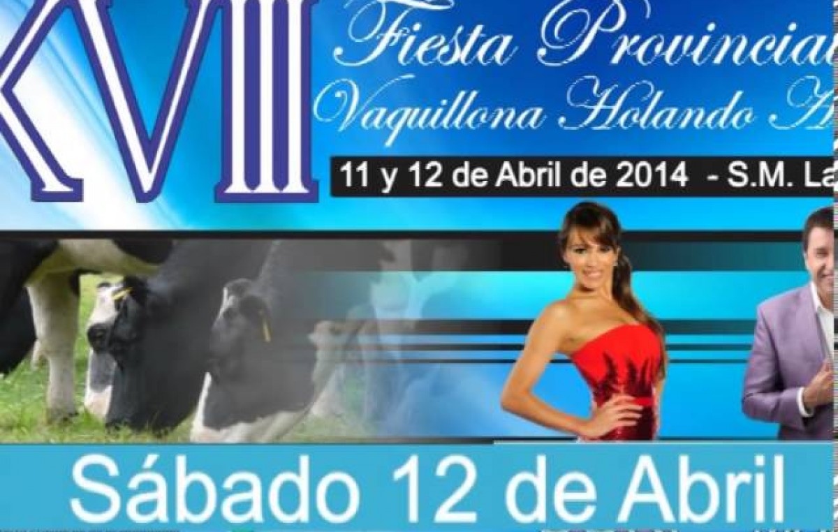 Fiesta de la Vaquillona, 11 y 12 de abril en Saturnino María Laspiur