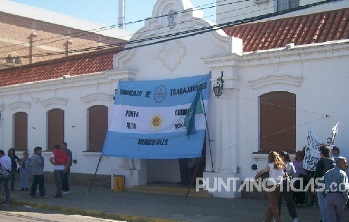 Municipales de Punta Alta inician huelga por tiempo indeterminado