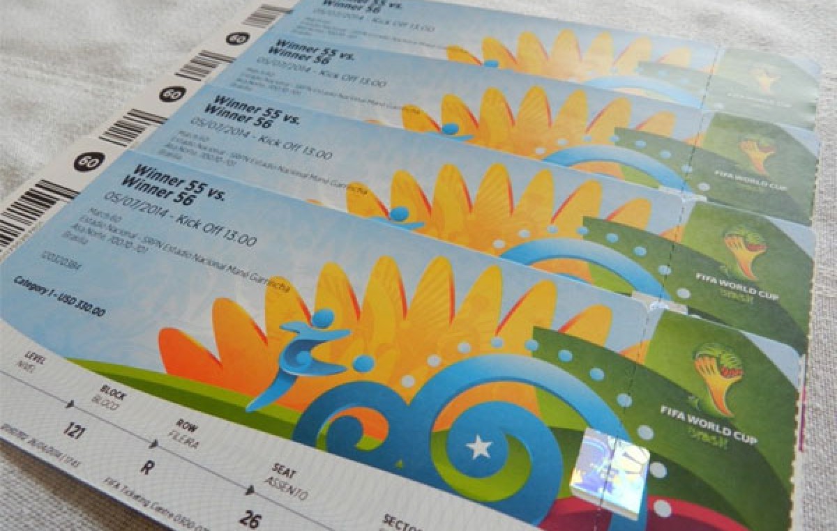 La Argentina, el quinto país que más entradas compró para el Mundial Brasil 2014