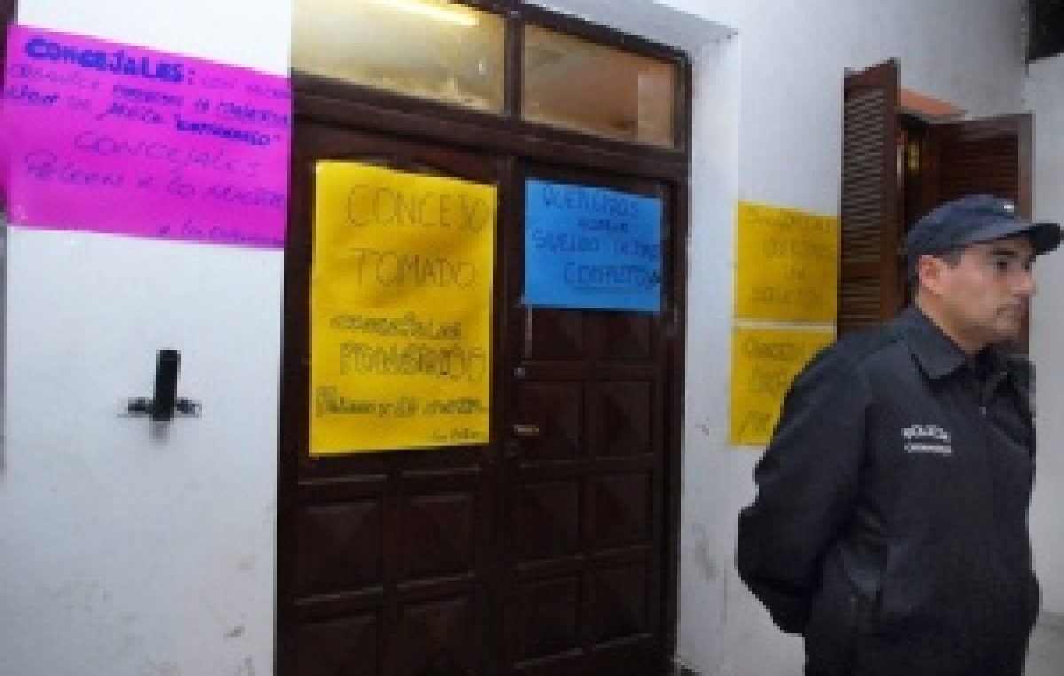 Empleados tomaron el Concejo Deliberante de Valle Viejo