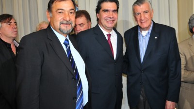 Reunión de la FAM, con la presencia de Capitanich, Gioja y Molina