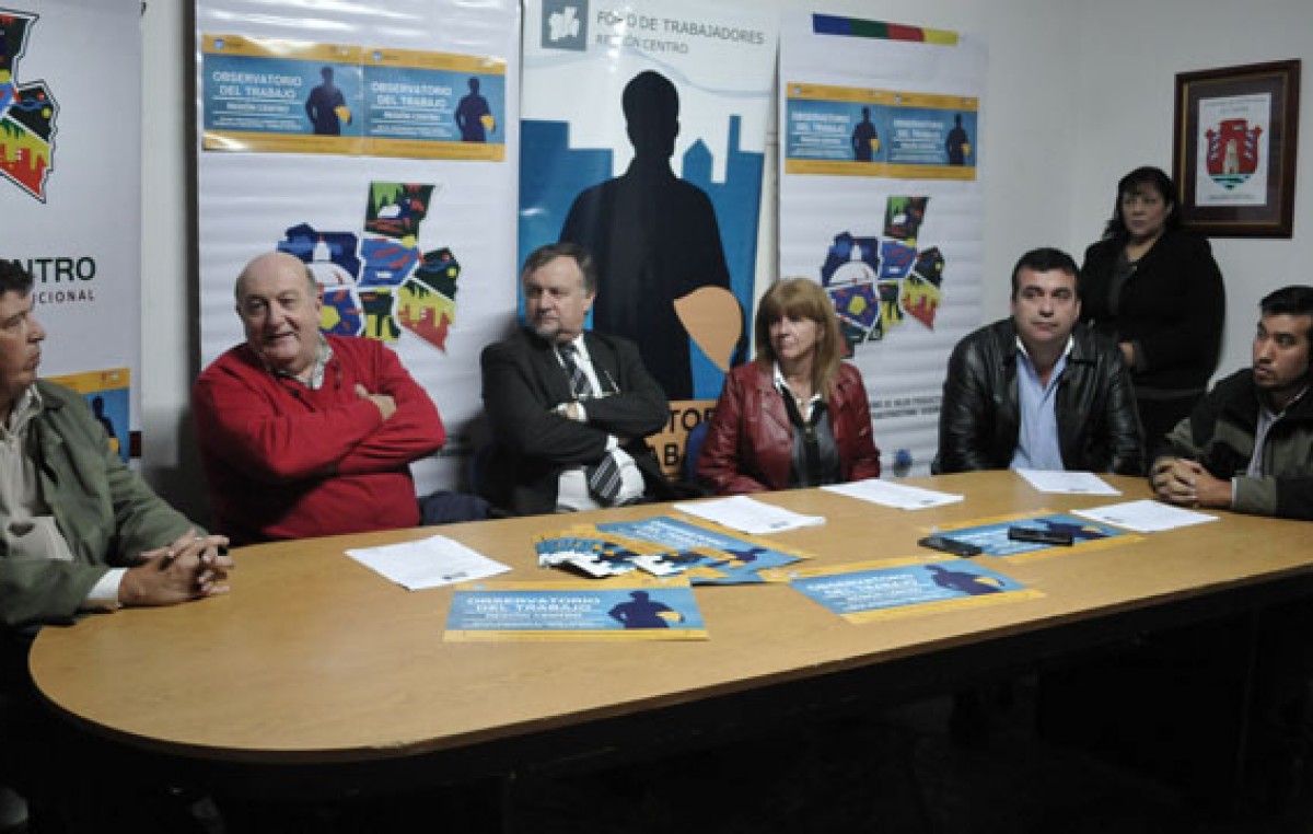 El Observatorio del Trabajo de la Región Centro exhibirá un estudio