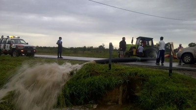 Obispo Trejo sigue asediado por el agua
