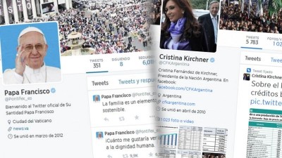El papa Francisco, el más influyente; y Cristina, la líder Latinoamericana con más seguidores