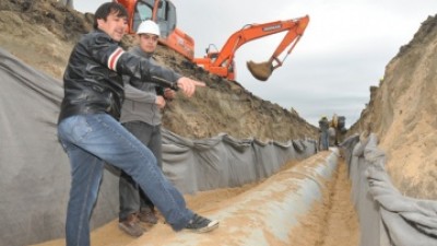 El segundo acueducto para el interior Chaqueño ya tiene un 40 % de avance