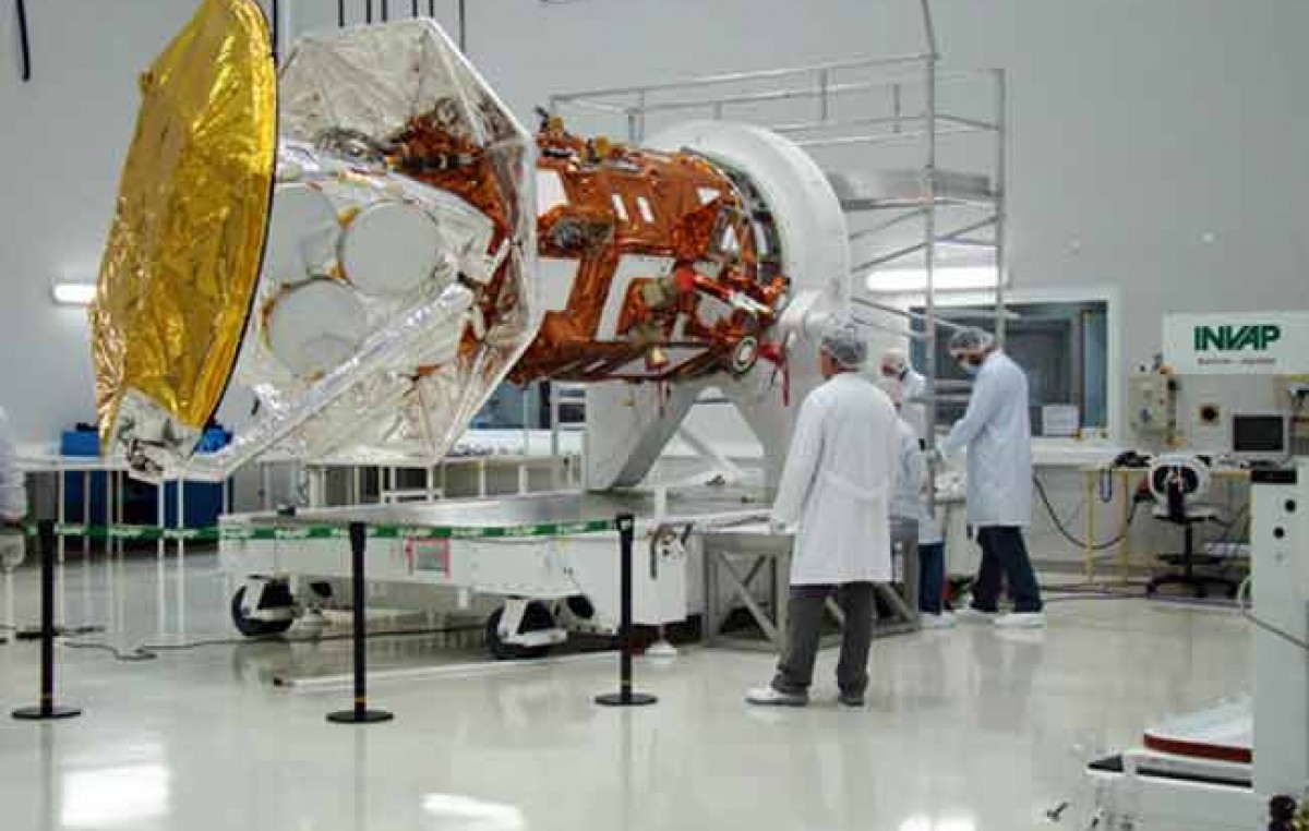Satélite Arsat 1, listo para ser trasladado a su lugar de despegue