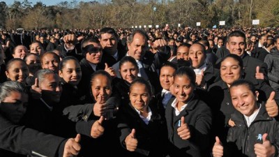 Scioli aseguró que se avanzará con las policías municipales