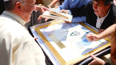 El Sumo Pontífice envió la bendición a los trabajadores municipales argentinos