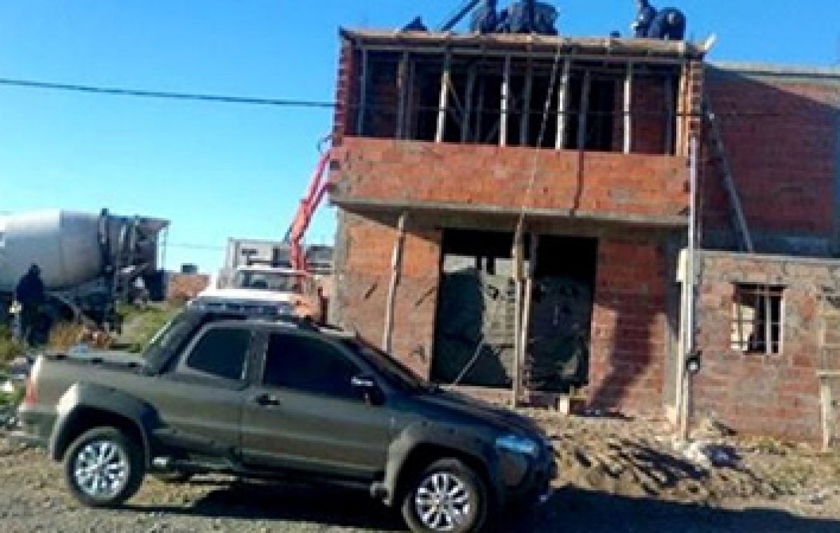 Avanza la obra de la sede social del Sindicato de Municipales de Rawson