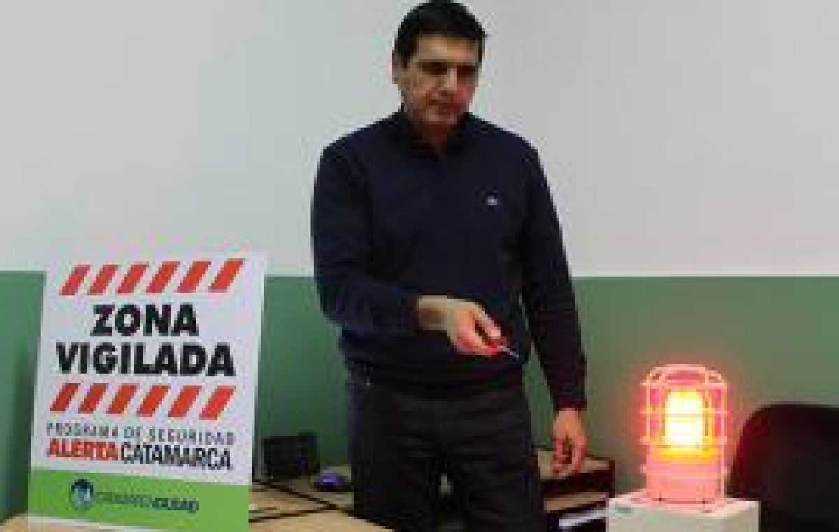 Más seguridad para los vecinos: se lanzó el programa Alerta Catamarca