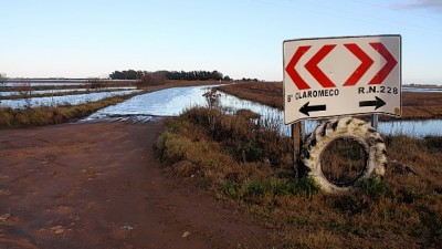 Tres Arroyos: continúan los problemas de anegamiento