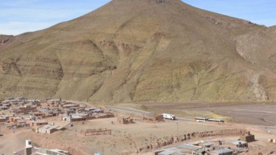 Relevamiento para el futuro parque industrial de Susques