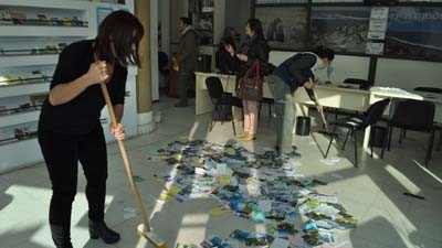 Municipales volvieron a provocar desmanes en la Secretaría de Turismo de Madryn