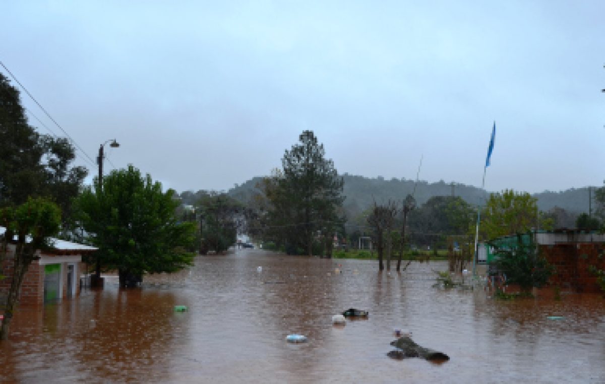 En dos meses comenzarían a entregar las casas a afectados por la inundación en El Soberbio