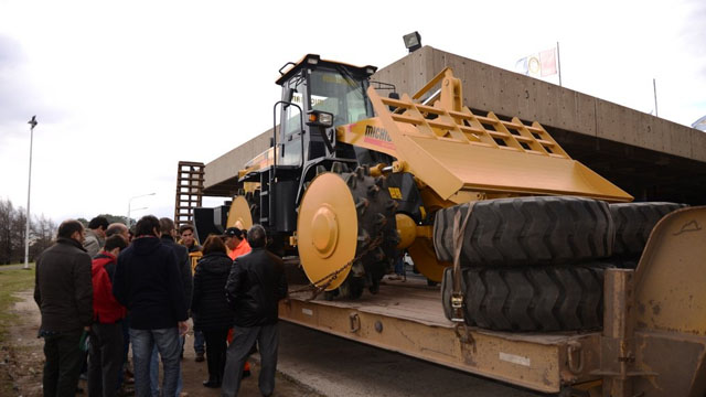 La nueva máquina servirá para el trabajo de tratamiento de residuos.