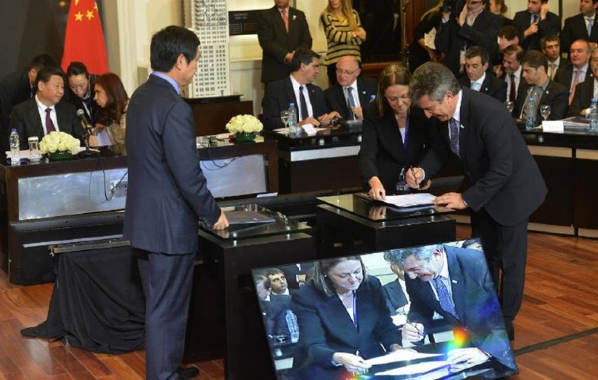 Cristina y Xi Jinping cerraron el acuerdo para construir dos acueductos en Entre Ríos
