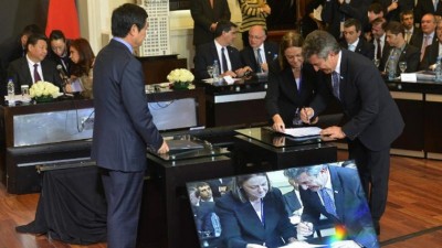 Cristina y Xi Jinping cerraron el acuerdo para construir dos acueductos en Entre Ríos