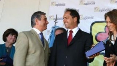 Policía Comunal: Scioli y Di Sabatino firman adhesión en San Vicente
