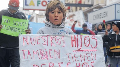 Bahía Blanca: Cartoneros en plan de lucha contra la restricción