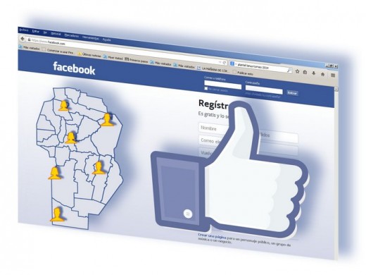 La red social Facebook tiene casi dos millones de seguidores en la provinica de Córdoba.