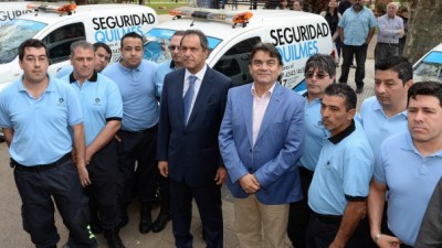 Scioli sumó a Quilmes a la Policía Local y dijo que es la “renovación más grande”