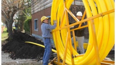 Ejecutan obras de gas natural en 19 localidades entrerrianas por 98 millones de pesos
