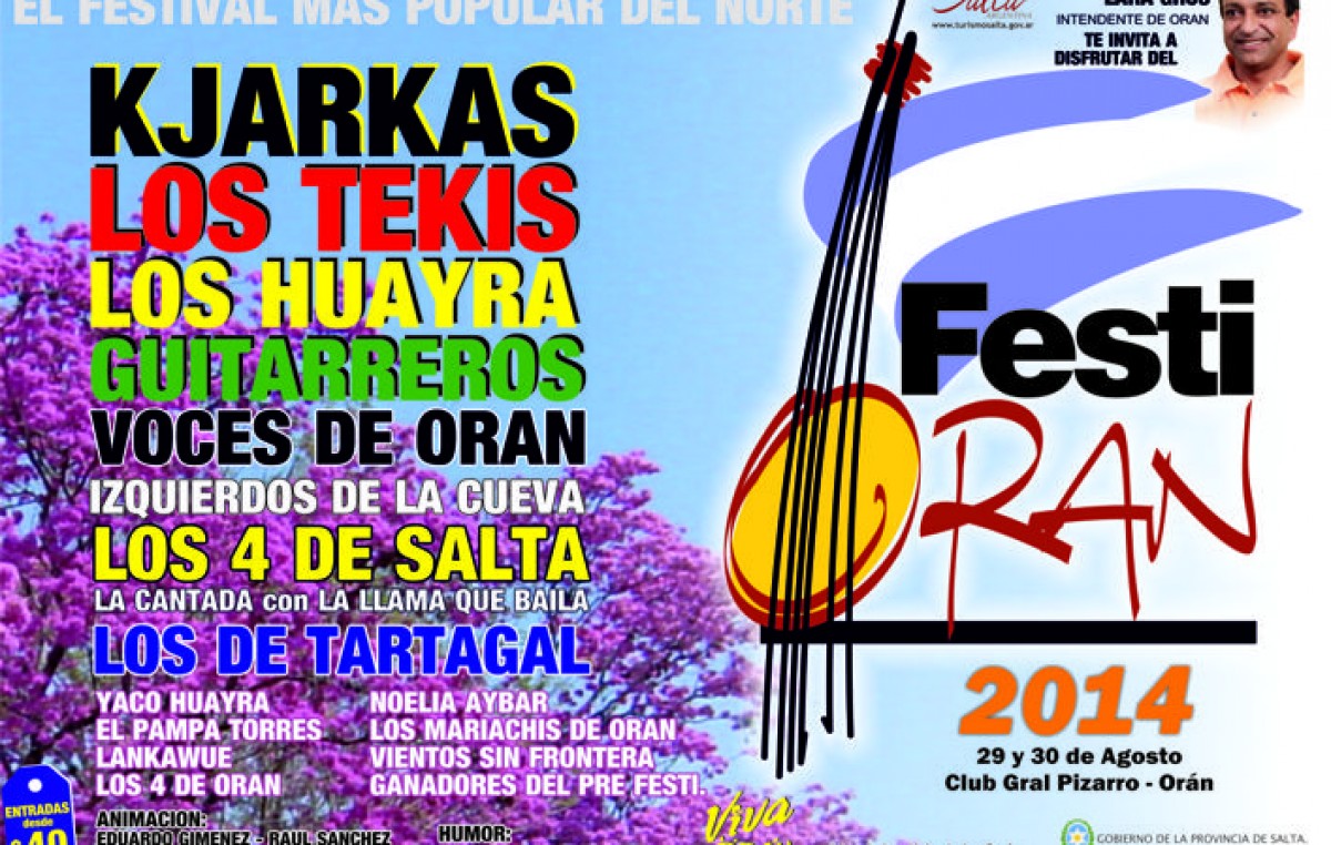 29 y 30 agosto, Festi Orán 2014